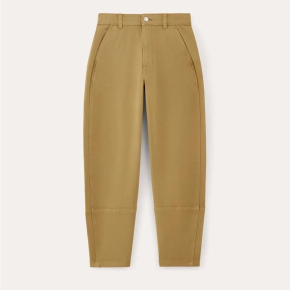 Everlane The Utility Barrel Pant Chino Organic Cotton Size 10 - Picture 2 of 10